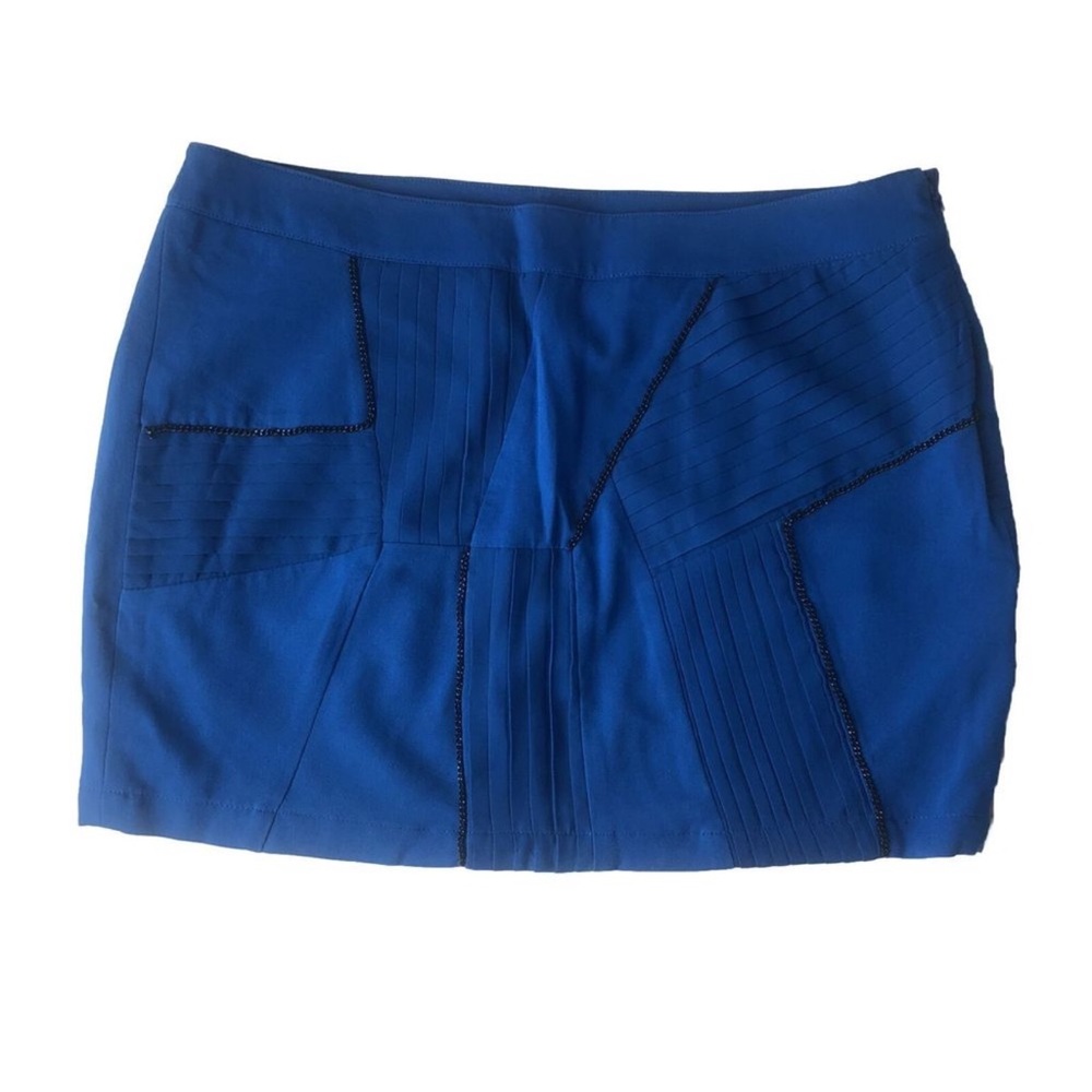 Twelve By Twelve Los Angeles Royal Blue micro skirt